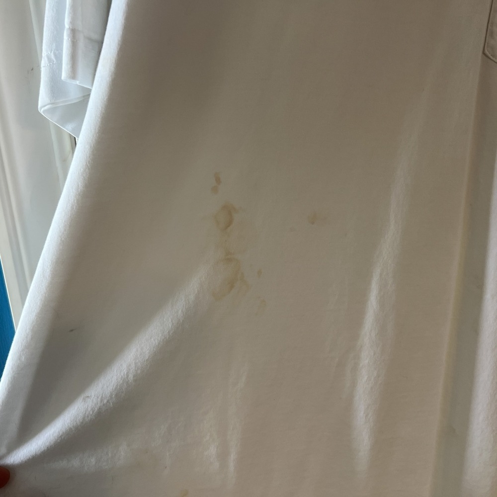 Tommy Bahama Mens Supima Cotton Pocket T-Shirt White Marlin Logo Medium - Picture 2 of 5